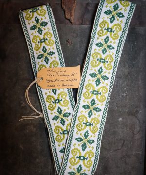 Heilige Kuh Echt Vintage Grüne Blume N Weiß