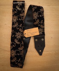 Holy Cow Custom Black Velvet Gold Flower