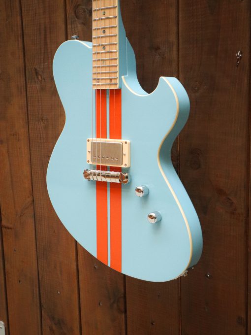 Newman Honeycomb Junior GT-40 Fixed Pickups - Baby Blue w/ Racing Stripes – Bild 4