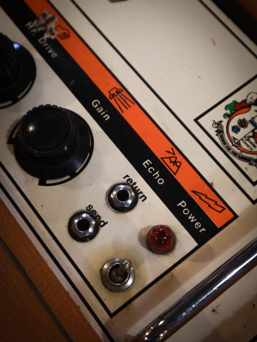 Vintage Orange OR80 Overdrive 2x12 Valve Amplifier Combo 1973 – Bild 4