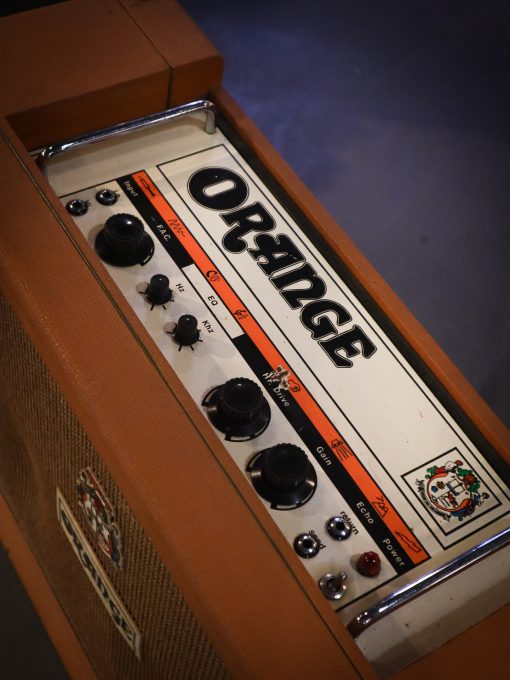 Vintage Orange OR80 Overdrive 2x12 Valve Amplifier Combo 1973 – Bild 2
