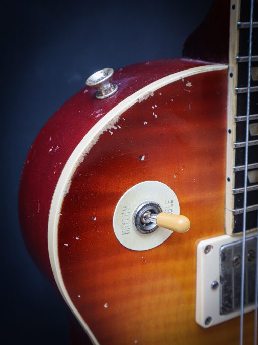 Kauffmann '59 SC Flamed Top Faded Cherry Burst – Bild 6