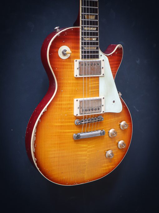 Kauffmann '59 SC Flamed Top Faded Cherry Burst – Bild 4