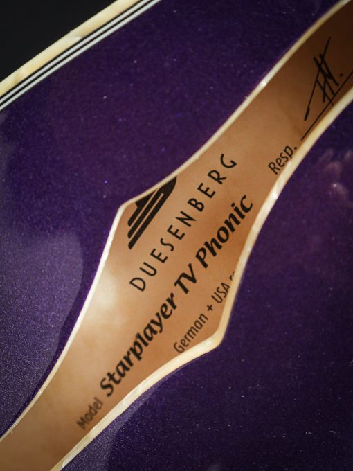 Duesenberg Starplayer TV Phonic Royal Purple Limited Edition – Bild 11