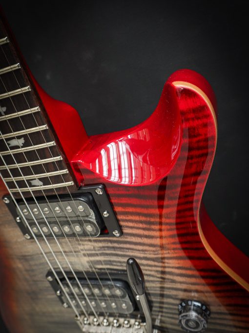 PRS SE Custom 24 Charcoal Cherry Burst – Bild 9