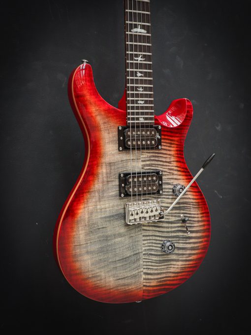 PRS SE Custom 24 Charcoal Cherry Burst – Bild 4