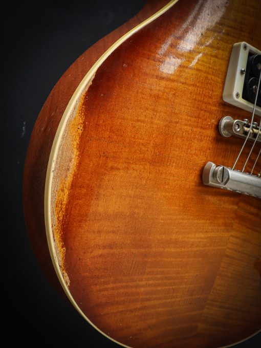 Kauffmann '59 SC Flamed Top Faded Cherry Burst – Bild 6