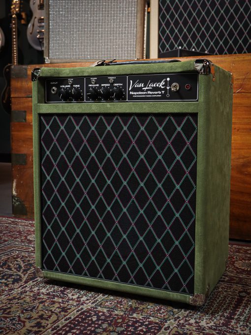 Van Laeck Napoleon Reverb T Light Olive Suede – Bild 4