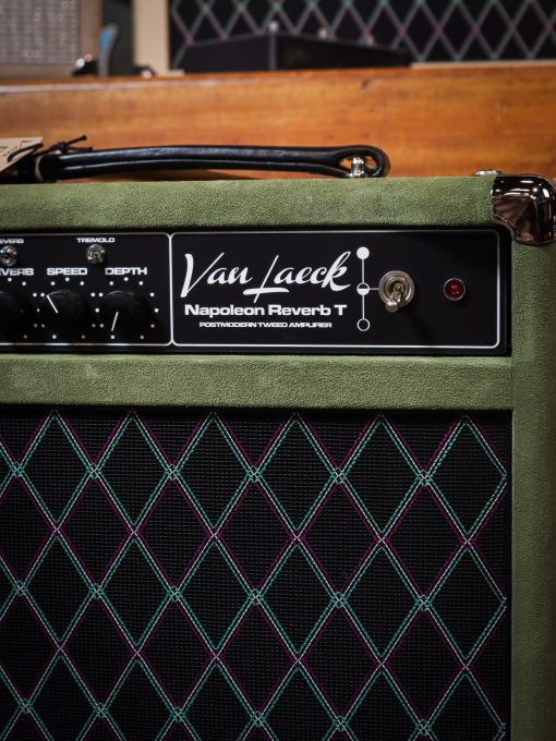 Van Laeck Napoleon Reverb T Light Olive Suede – Bild 3