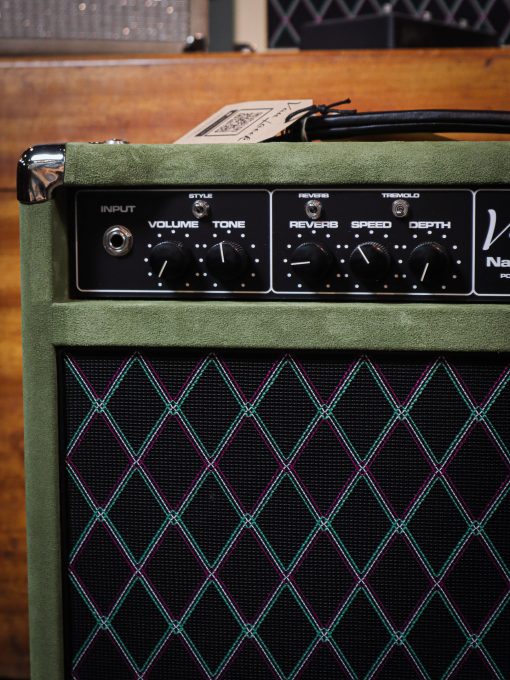 Van Laeck Napoleon Reverb T Light Olive Suede – Bild 2
