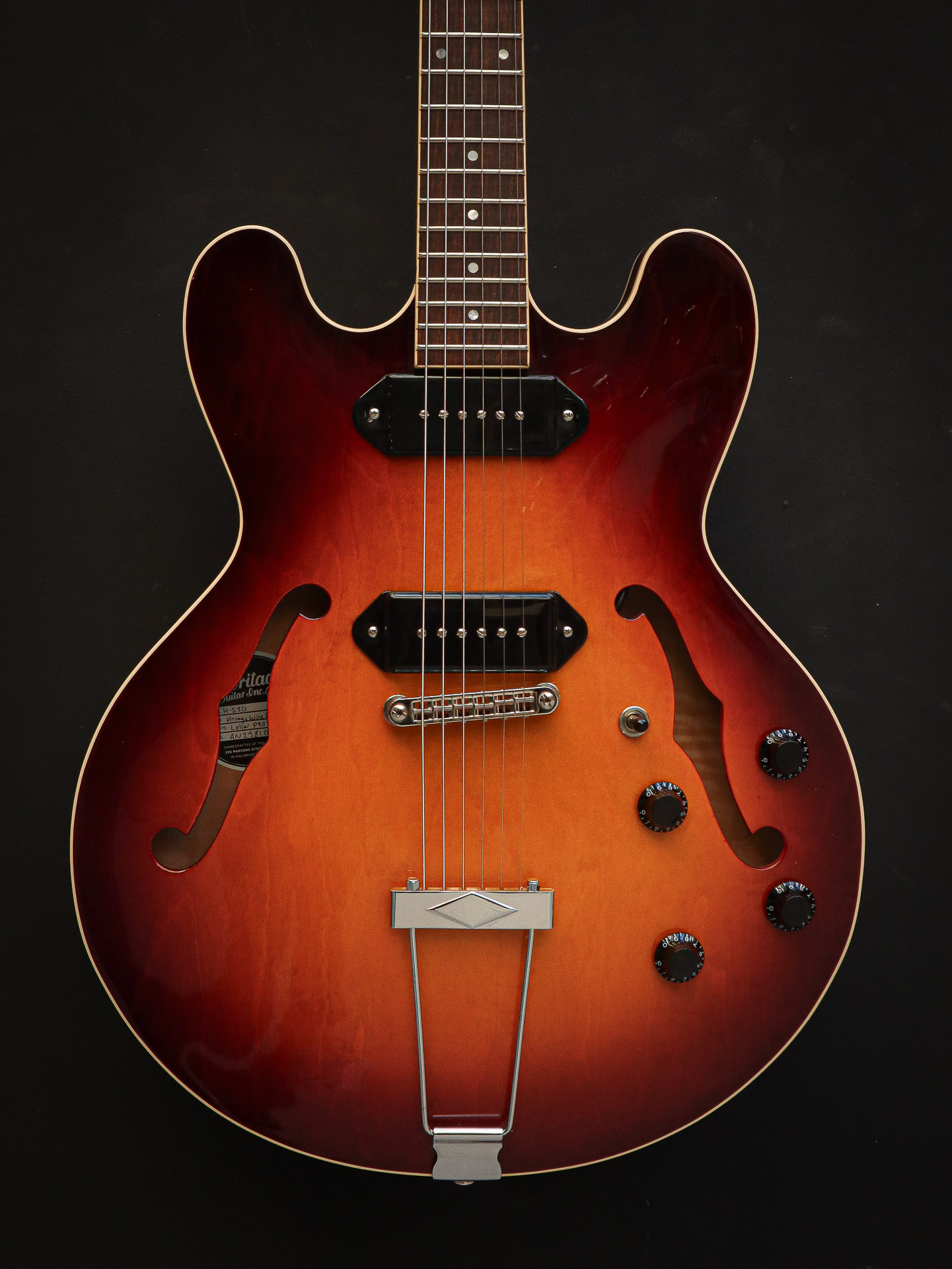 Heritage H530 Vintage Wine Burst Pre-Owned – Bild 3