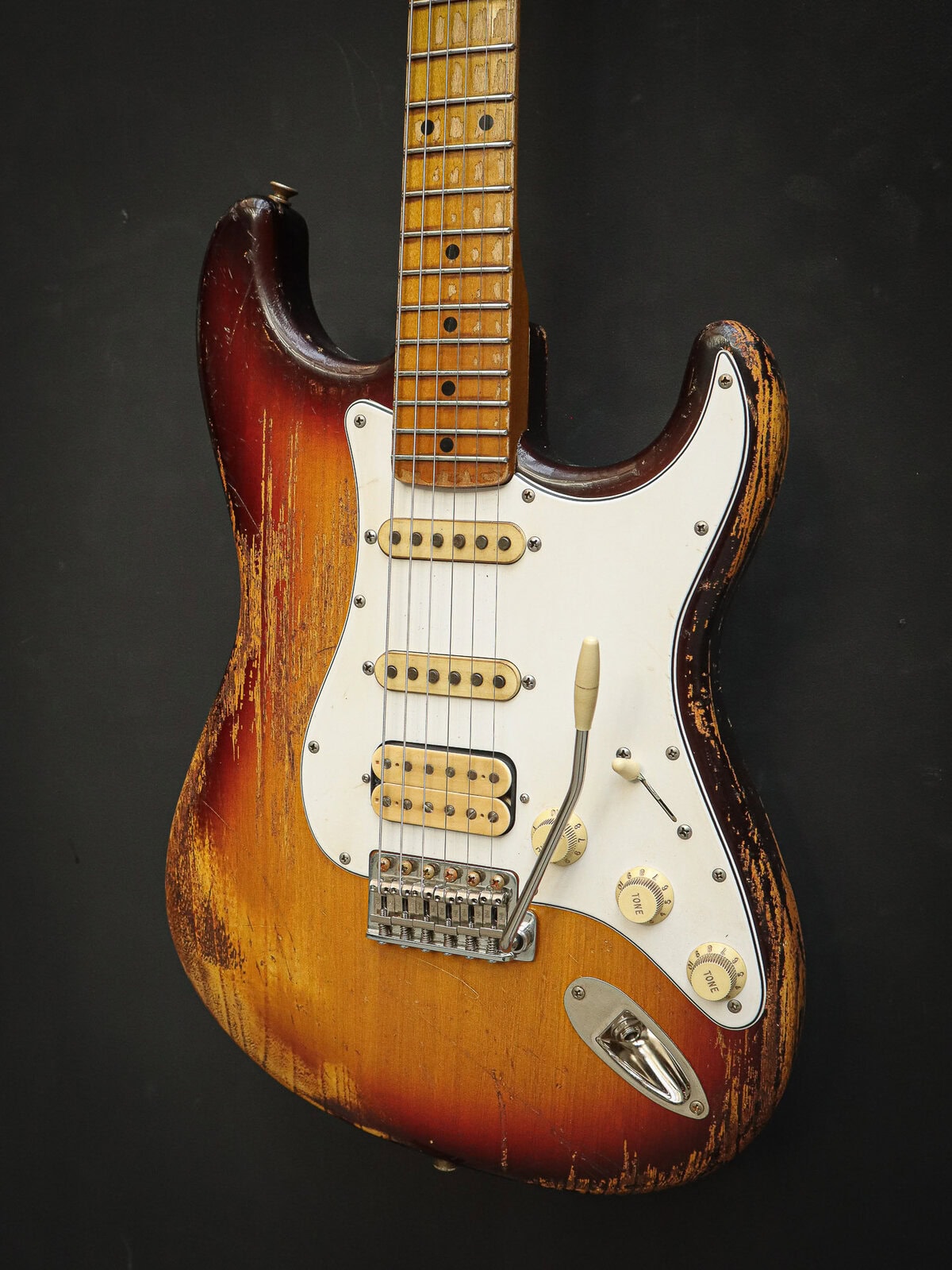Kauffmann '56 S HSS Three Tone Sunburst Heavy Aged – Bild 8