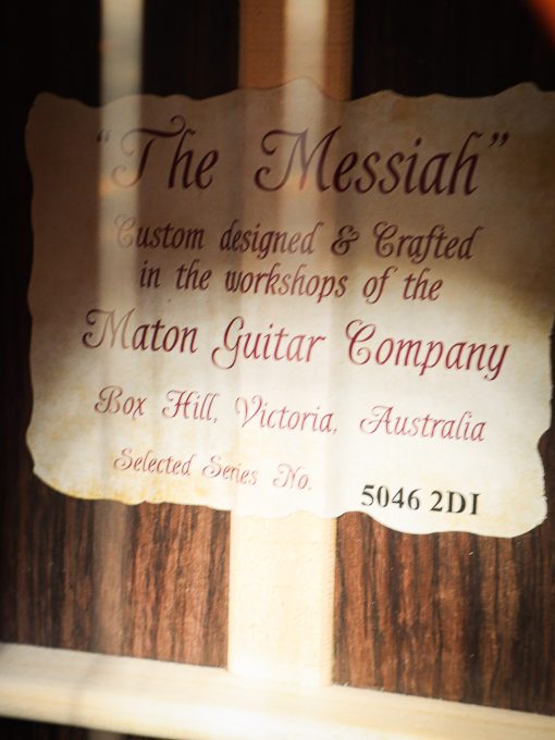 Maton The Messiah 808 Custom Vintage Amber Burst – Bild 11