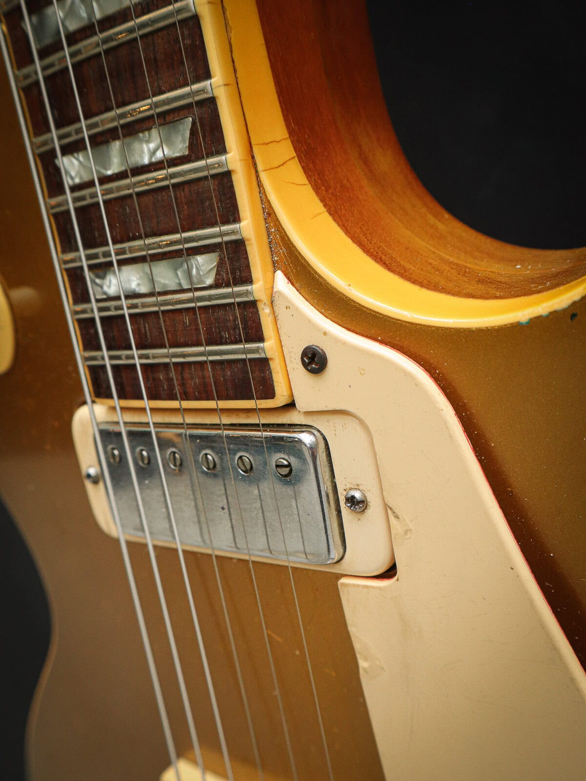 1975 Gibson Les Paul Deluxe Gold Top Pre-Owned – Bild 11