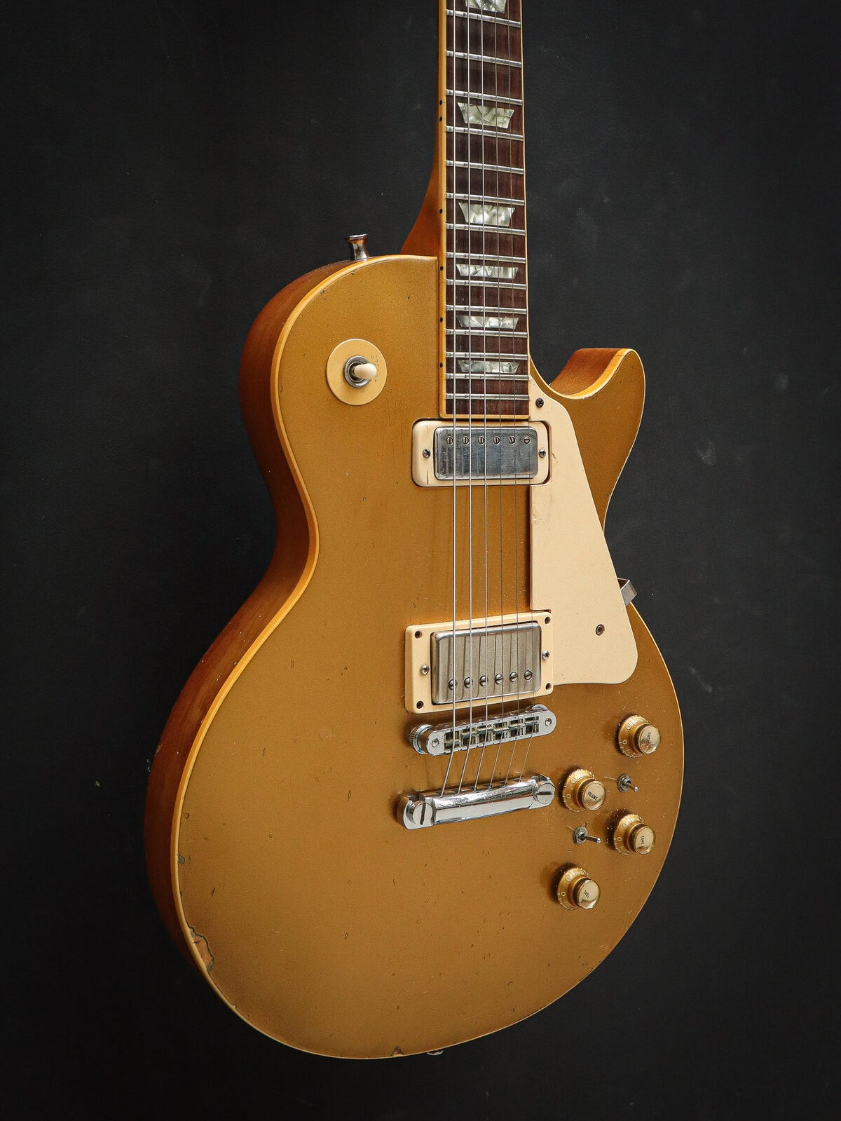 1975 Gibson Les Paul Deluxe Gold Top Pre-Owned – Bild 4