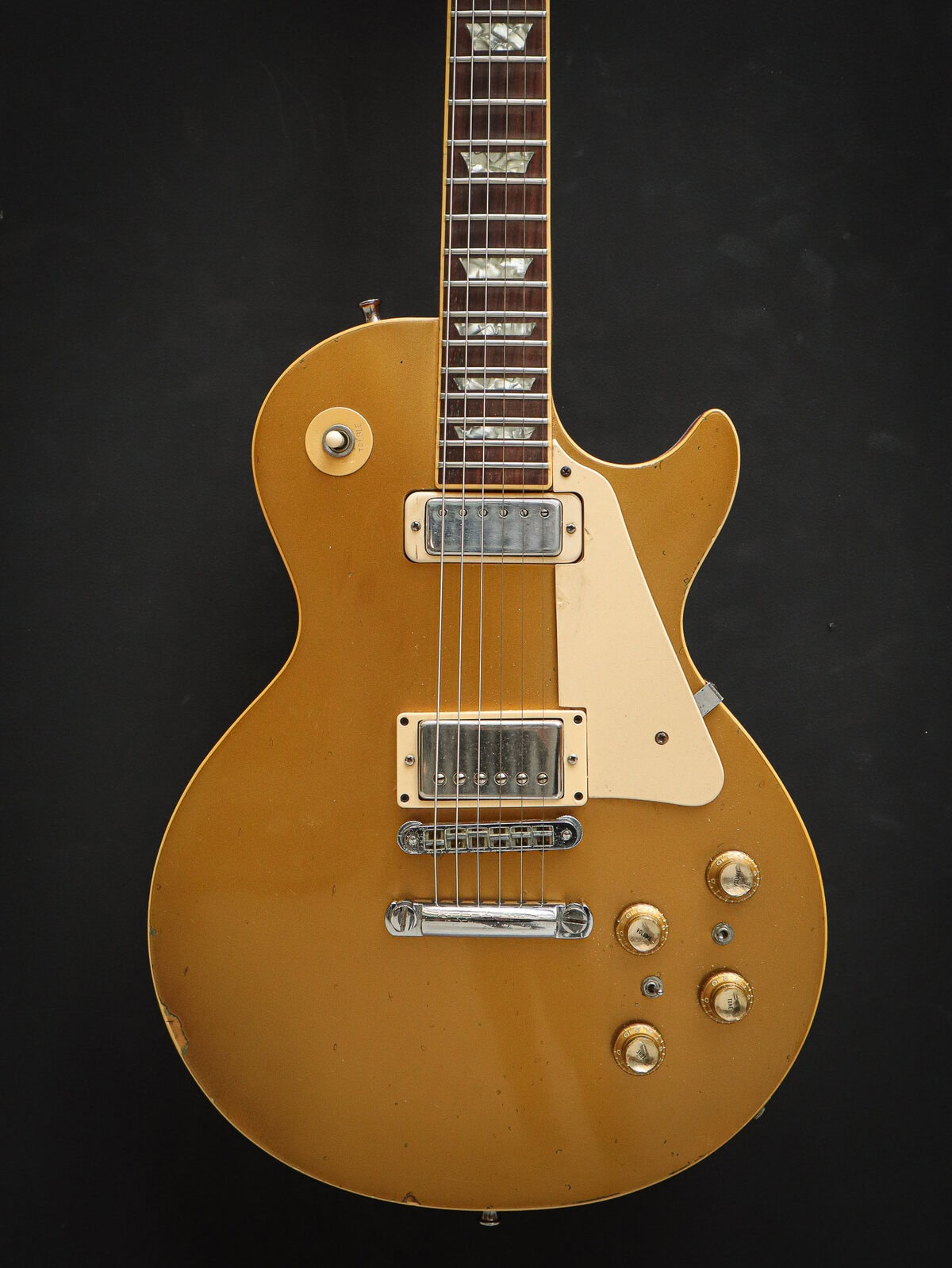 1975 Gibson Les Paul Deluxe Gold Top Pre-Owned – Bild 3