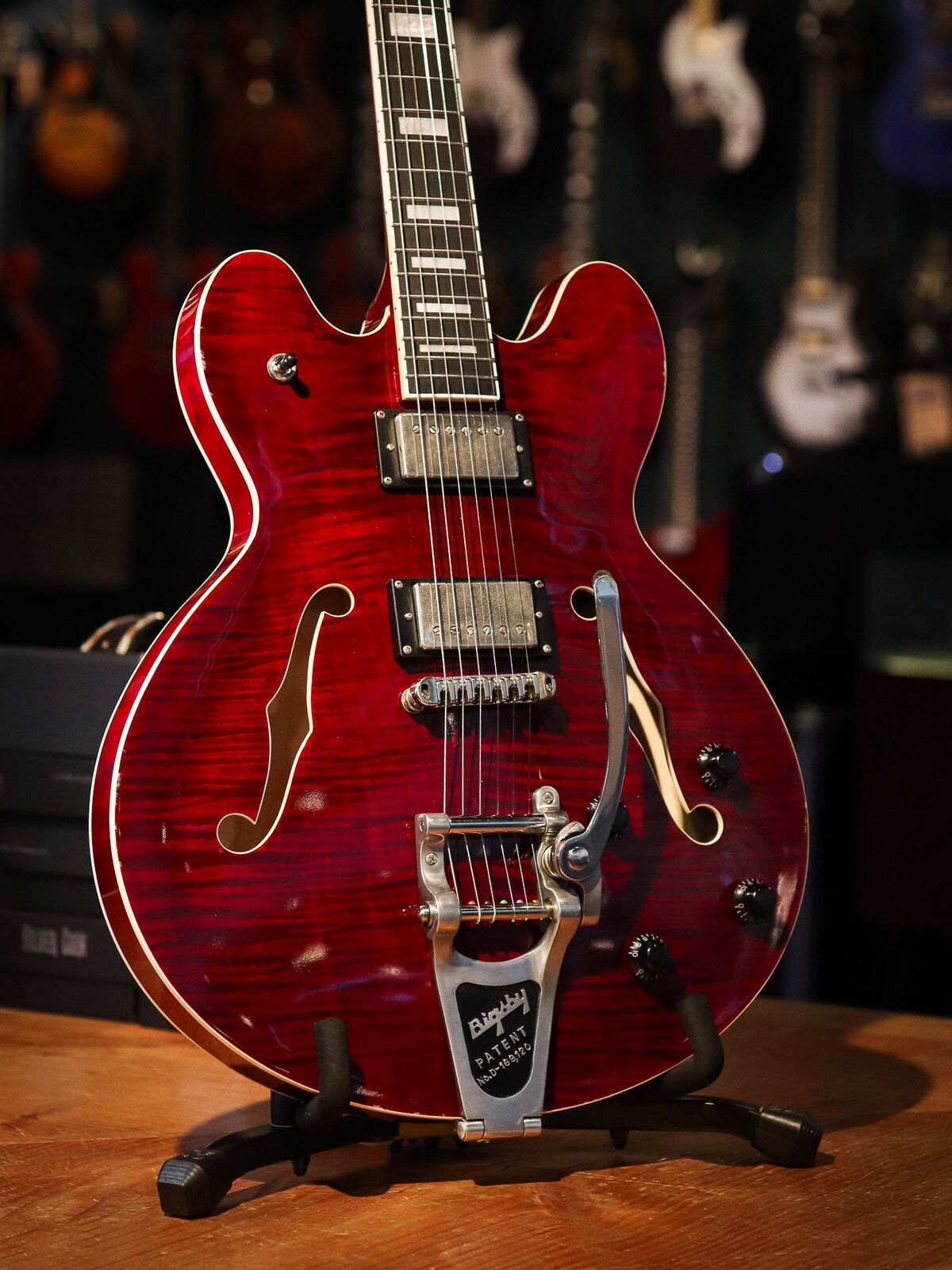 Stromberg Fremont w/ Bigsby - Trans Red Aged