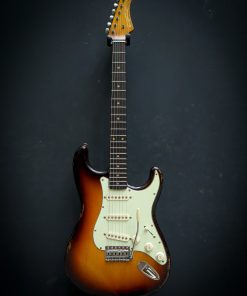 Alternative view of Kauffmann '63 S Three Tone Chocolate Burst
