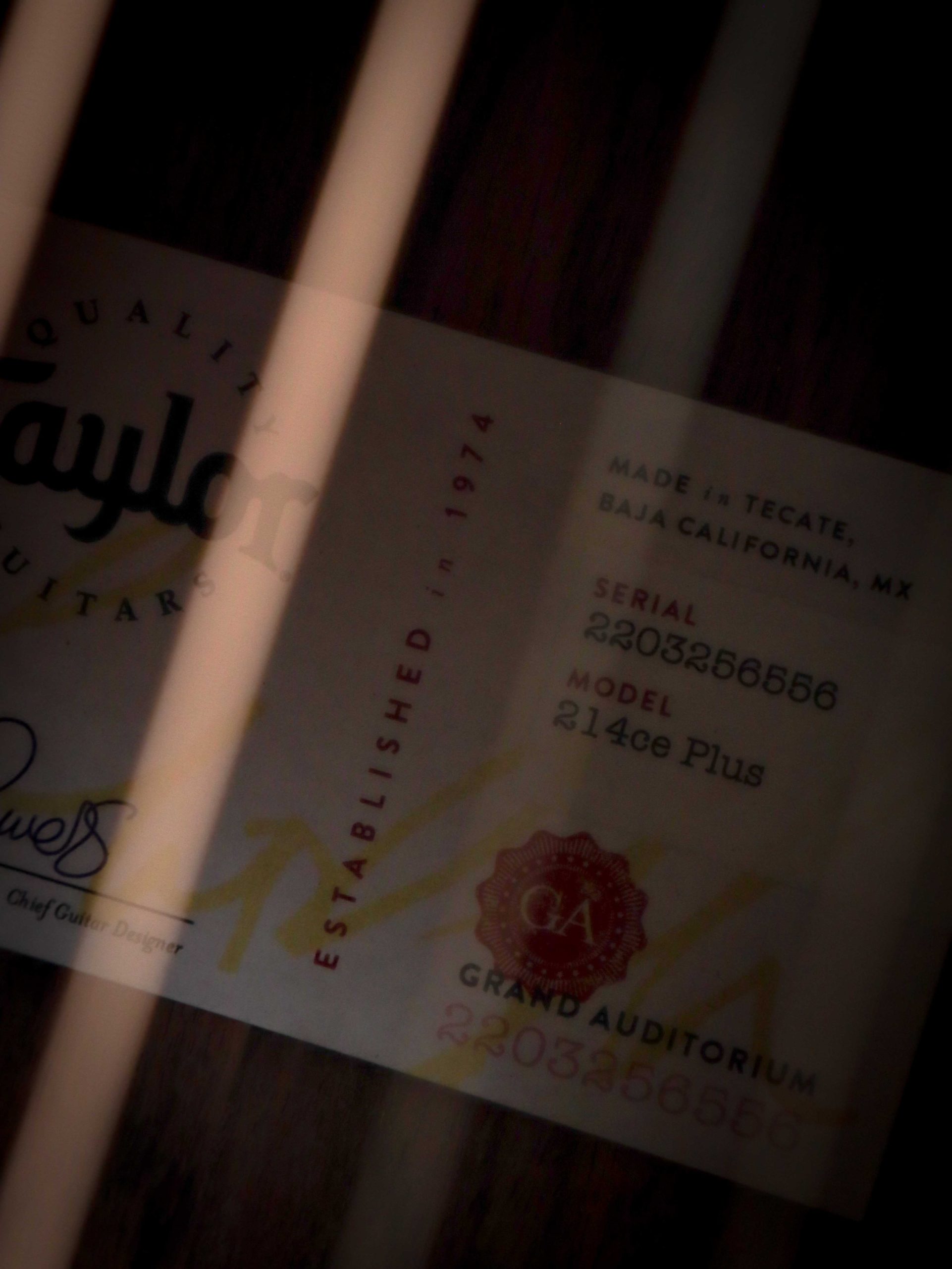Taylor 214ce Plus – Bild 7