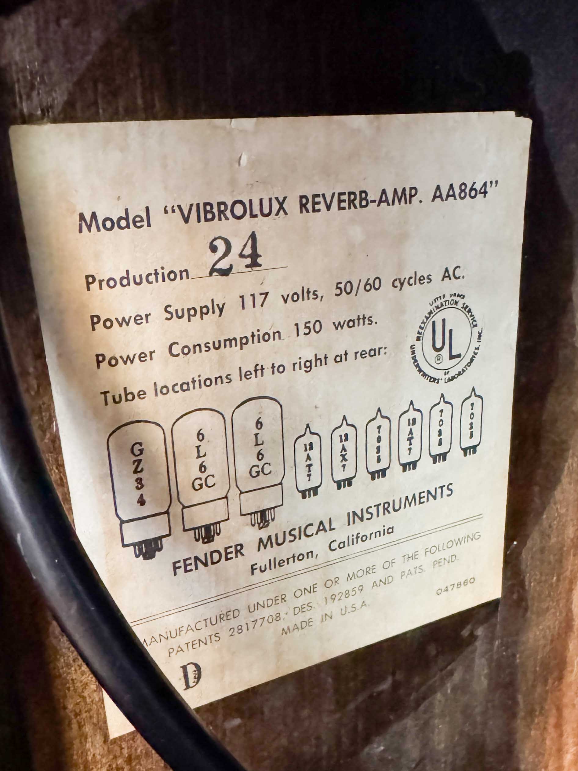 1966 Fender Vibrolux Reverb Pre-Owned – Bild 7